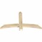 Ekena Millwork Bellingham Rough Sawn Timber Gable Bracket, Douglas Fir, 48"W x 28"H x 2"D x 4"F, 14/12 Pitch GBW048X28X0204BEL00RDF - alternate 4